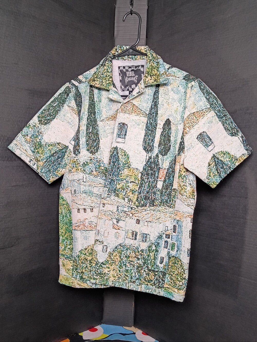 Rebel Vengeance Tapestry Button Up